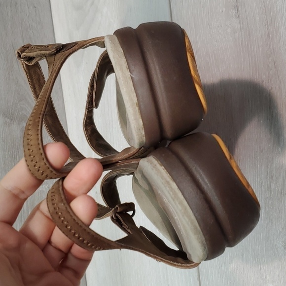 Dansko Women Iris Nubuck Comfort Leather Ankle Strap Sandals shoes sz 42/11.5-12 - Picture 6 of 14